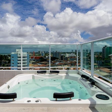 Loft Aconchegante, Vista Mar Lateral, Vaga Privativa Apartment Salvador Bagian luar foto
